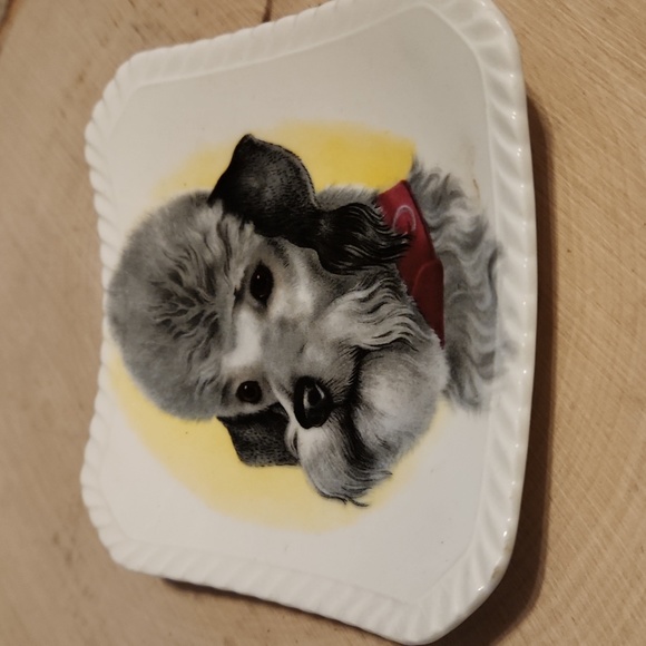 Vintage Royal Adderley Bone China Dog Design Small Dish - Picture 3 of 6
